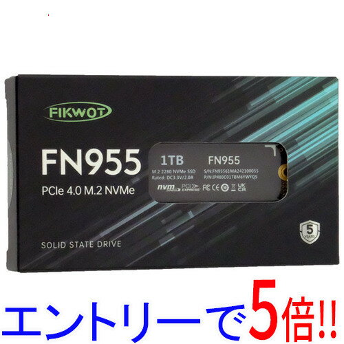 【エントリーで5倍！11/20 20:00〜11/27 01：59まで！】Fikwot FN955 SSD 1TB M.2 2280