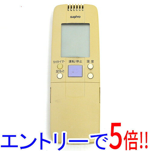 【いつでも2倍！5.0のつく日、18日は3倍！】【中古】SANYO製 エアコンリモコン RCS-GA1DE