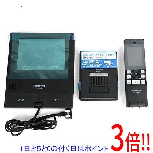 【延長保証対応!!】【1日と5.0のつく日、18日はポイント3倍！】【新品訳あり(箱きず・やぶれ)】 Panasonic 外でもドアホン VL-SWD505KFK マットブラック
