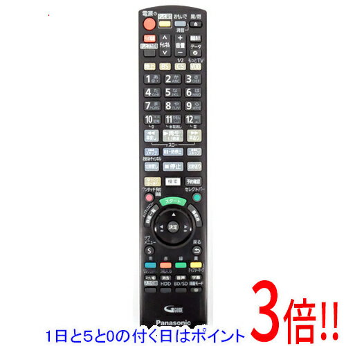 【1日と5.0のつく日、18日はポイント3倍！】【中古】Panasonic BD/DVDレコーダー用リモコン N2QAYB000994