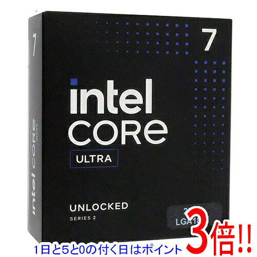 【新品(開封のみ)】 Core Ultra 7 265K 3.9GHz LGA1851 SRQCW