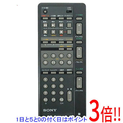 Rakuten - 【1日と5.0のつく日、18日はポイント3倍！】【中古】SONY テレビリモコン RM-J104