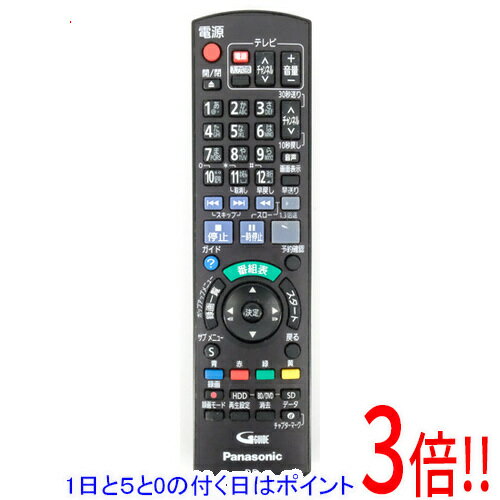 Rakuten - 【1日と5.0のつく日、18日はポイント3倍！】【中古】Panasonic ブルーレイディスクレコーダー用リモコン N2QAYB000607 本体いたみ