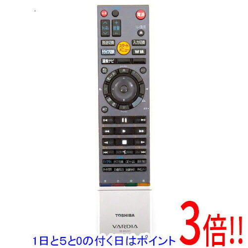 For Visual Equipments - 【1日と5.0のつく日、18日はポイント3倍！】【中古】TOSHIBA製 HDD＆DVDレコーダー用リモコン SE-R0291 文字消え