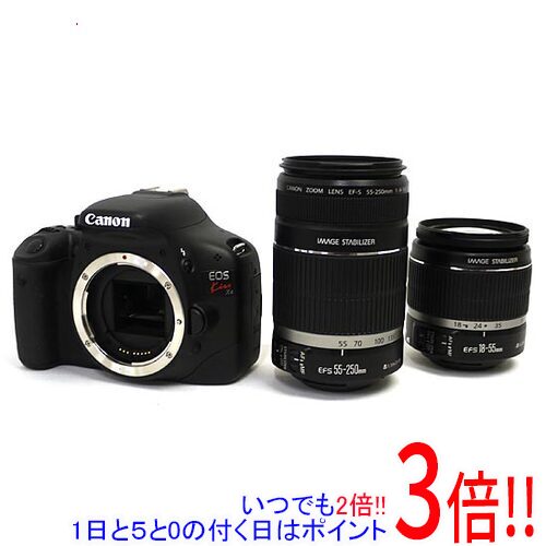 【いつでも2倍！1日と5．0のつく日は3倍！18日も3倍！】【中古】Canon製 EOS Kiss X4 ダブルズームキット