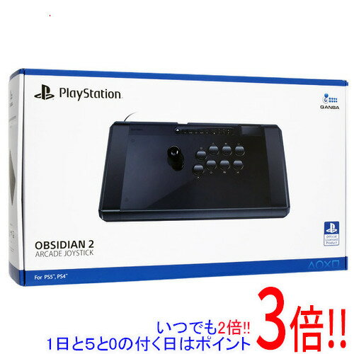 【いつでも2倍！1日と5．0のつく日は3倍！18日も3倍！】【中古】Qanba Qanba Obsidian 2 アーケード ジョイスティック Q7 PS5/PS4/PC 元箱あり