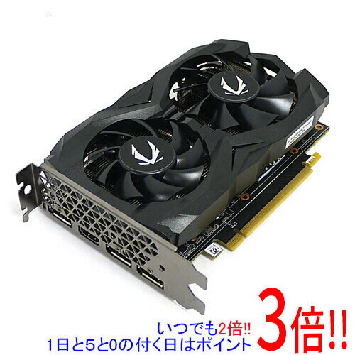 【いつでも2倍！1日と5．0のつく日は3倍！18日も3倍！】【中古】ZOTAC GAMING GeForce GTX 1660 SUPER Twin Fan ZT-T16620F-10L PCIExp 6GB