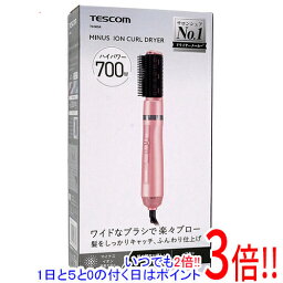 【いつでも2倍！1日と5．0のつく日は3倍！18日も3倍！】テスコム マイナスイオン カールドライヤー TC360A-P ピンク