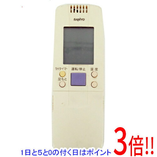 乐天商城 - 【1日と5.0のつく日、18日はポイント3倍！】【中古】SANYO製 エアコンリモコン RCS-VRD7A 本体いたみ