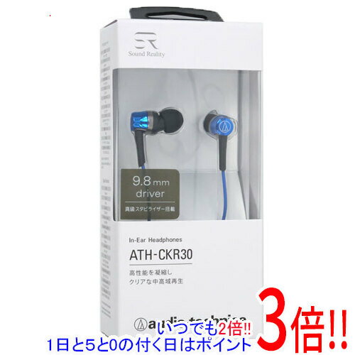 ył2{I15D0̂3{I183{Izaudio-technica Ci[C[wbhz Sound Reality ATH-CKR30 BL u[