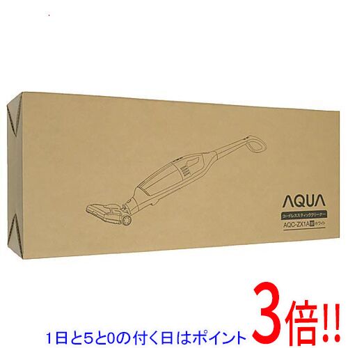 【延長保証対応!!】AQUA コードレススティッククリーナー サイクロン式 AQC-ZX1A-W...