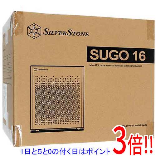 【1日と5.0のつく日、18日はポイント3倍！】SILVERSTONE PCケース SST-SG16W ホワイト
