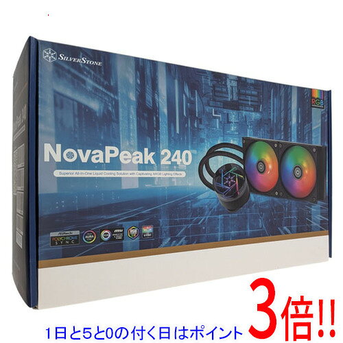 SILVERSTONE 水冷クーラー NovaPeak SST-NP240-ARGB