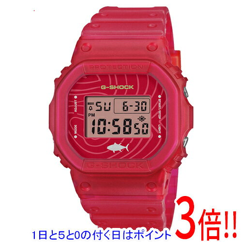 【延長保証対応!!】【1日と5.0のつく日、18日はポイント3倍！】CASIO 腕時計 G-SHOCK 『寿司』テーマモデル レッド(まぐろ) DW-5600SSH-4JR