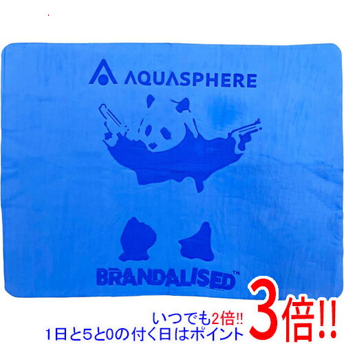 【いつでも2倍！1日と5．0のつく日は3倍！18日も3倍！】Aqua Sphere アクアスフィア バンクシー AS BRANDALISED DRY TOWEL パンダガンズ ブルー 231111