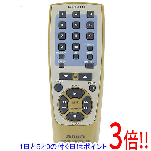 Rakuten - 【1日と5.0のつく日、18日はポイント3倍！】【中古】AIWA オーディオリモコン RC-AAT11