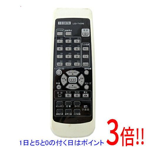 Rakuten - 【1日と5.0のつく日、18日はポイント3倍！】【中古】I-O DATA テレビ用リモコン LCD-TVCR6