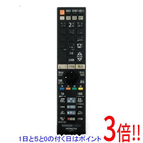 For Visual Equipments - 【1日と5.0のつく日、18日はポイント3倍！】【中古】HITACHI テレビリモコン C-RTT1(P42XP05 202) 本体いたみ