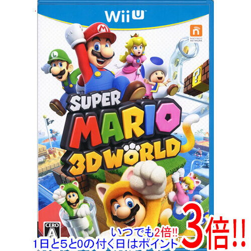 【いつでも2倍！1日と5．0のつく日は3倍！18日も3倍！】【中古】スーパーマリオ 3Dワールド Wii U 説明書なし・ディスク傷