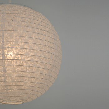 二重提灯 SLP-1104 小梅白in小梅白交換用和紙シェード