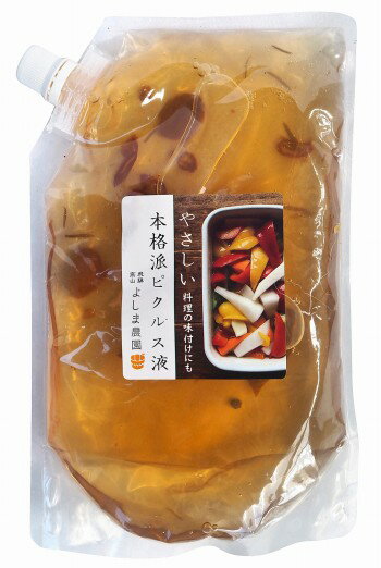 やさしい本格派ピクルス液400g 飛騨高山よしま農園 自然栽培 発酵食品 無添加 無農薬 無肥料(一部除く)古式製法 自然が生み出す味の深み 飛騨高山よしま農園