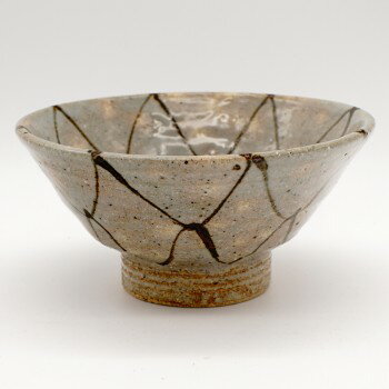 銹絵あみ目　碗