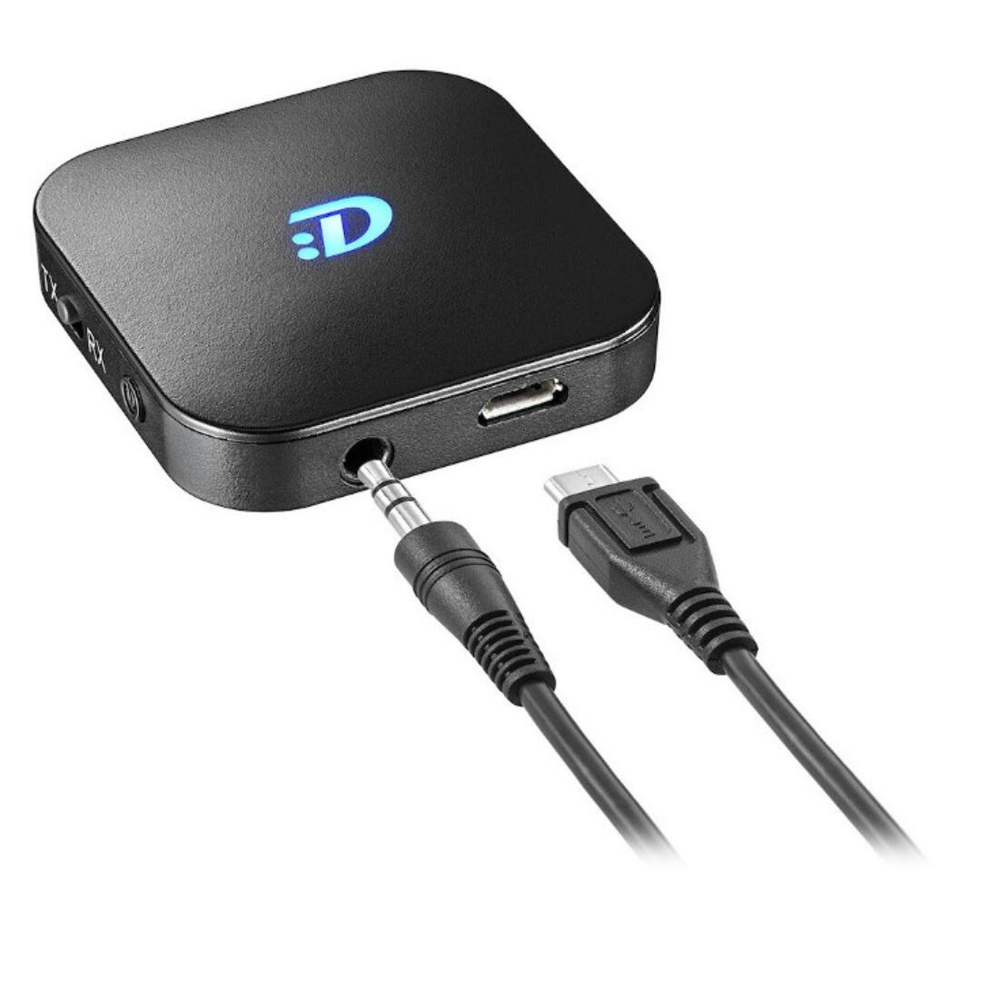 Bluetoothオーディオレシーバー/トランスミッター ( 受信機 + 送信機 一台二役 ) ...