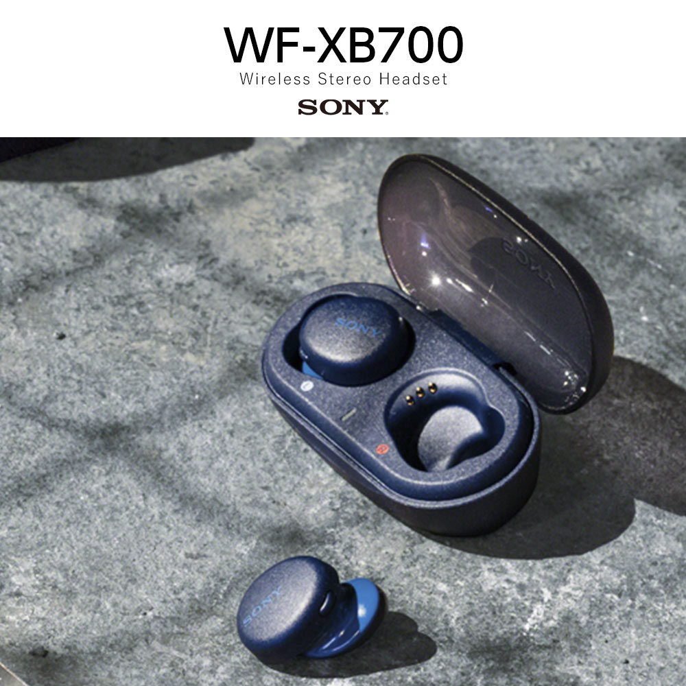 楽天EXCELSA online shop 楽天市場店イヤホン Bluetooth SONY ソニー WF-XB700 LZ ワイヤレスステレオヘッドセット ブルー ワイヤレス 高音質 iphone android IXP4 重低音 急速充電 マイク付き 左右分離 父の日 母の日