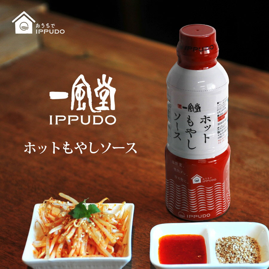 一風堂 ホットもやしソース 300ml×6本 おうちでIPPUDO ソース ドレッシング