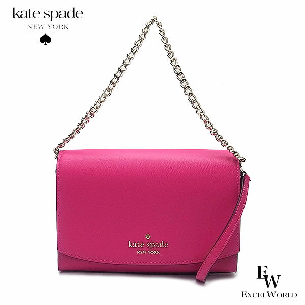 ケイトスペード　ポシェット ケイトスペード バッグ kate spade アウトレット ショルダーバッグ WKR00119 653サフィアーノレザー ピンクルビー あす楽 エクセルワールド ギフト プレゼントにも レディース ブランド ウォレット 財布