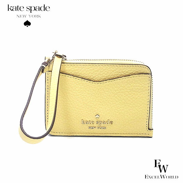 ケイトスペード カードケース アウトレット パスケース 小銭入れ WLR00398 700 kate spade イエロー あす楽 エクセルワールド 誕生日 ギフト プレゼントにも レディース ブランド ウォレット