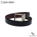 カルバンクライン メンズ 父の日ギフトにも ベルト Calvin Klein 11CK010020 リバーシブル レザー ブラック×ブラウン エクセルワールド ...