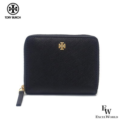トリーバーチ 財布 TORY BURCH アウトレット 二つ折り財布 ミニ財布 136098 001 ブラック あす楽 エクセルワールド 誕生日 ギフト プレゼントにも レディース ブランド ウォレット おしゃれブランド