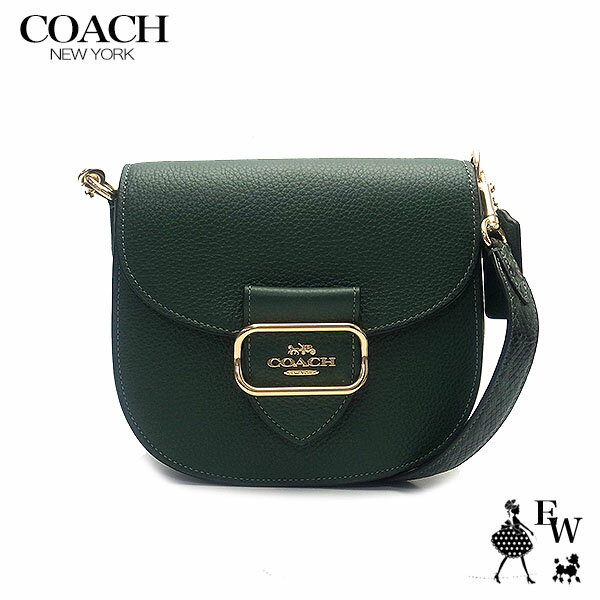 コーチ バッグ COACH アウトレット ショルダーバッグ ヘビ柄ストラップ CE566 IMV1Y サドルバッグ グリーンマルチ あす楽 エクセルワールド ギフト プレゼントにも レディース ショルダーバック バッグ バック ブランド