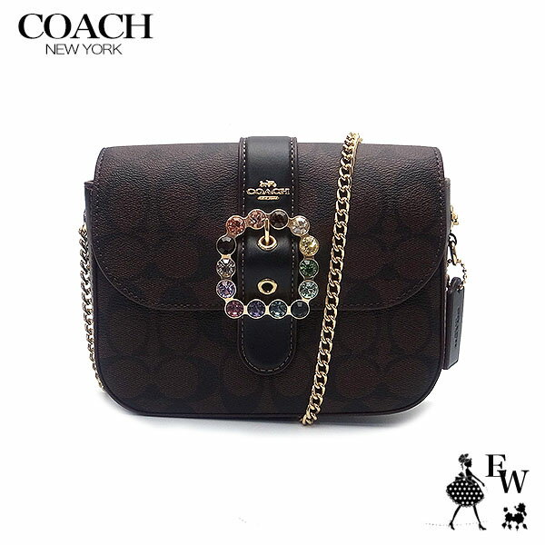 コーチ バッグ COACH アウトレット ショルダーバッグ 人気のミニバッグ CE623 IMOSN ブラウン×ブラックマルチ あす楽 エクセルワールド ギフト プレゼントにも レディース トートバック バッグ バック レディース ブランド