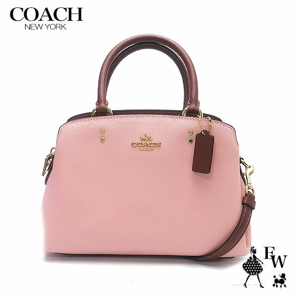 コーチ バッグ COACH アウトレット ショルダーバッグ ハンドバッグ 2way CF394 IMV2G レザー ピンク×ワインマルチ あす楽 エクセルワールド ギフト プレゼントにも レディース ショルダーバック バッグ バック ブランド