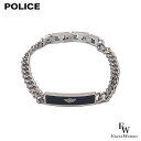 ポリス ブレスレット POLICE ステンレス ブレス ENGAGE II GB0009001 シルバー エクセルワールド メンズ 父の日ギフトにも ブランド ...
