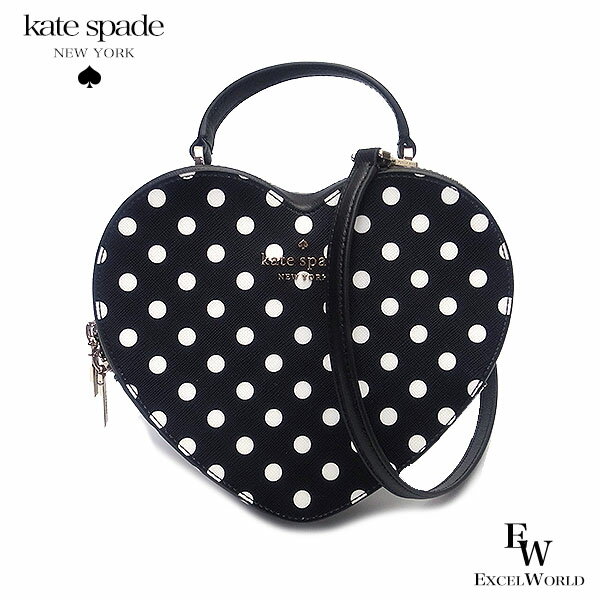 ケイトスペード ショルダーバッグ レディース ケイトスペード バッグ kate spade アウトレット ショルダーバッグ ハンドバッグ 2way K5997 001 ハート ドット ブラックマルチ あす楽 エクセルワールド ギフト プレゼントにも レディース バッグ バック ブランド