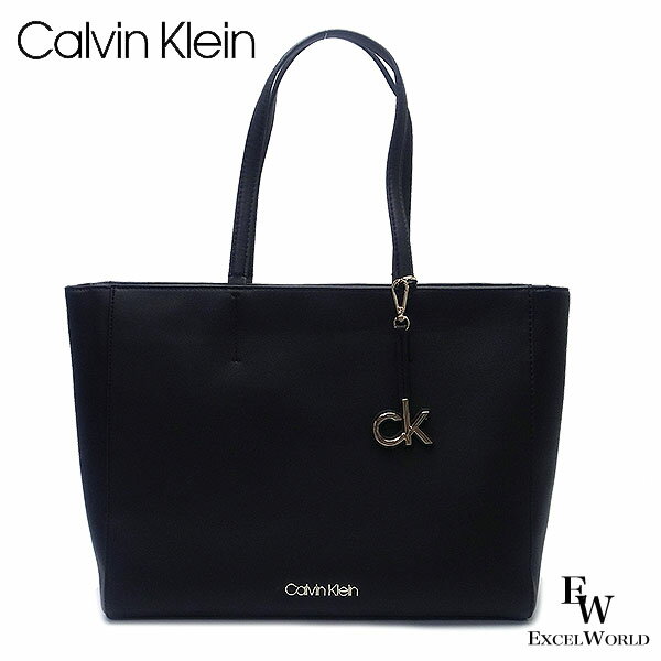 カルバンクライン レディース バッグ Calvin Klein トートバッグ K60K607802 BAX 大容量 ブラック エクセルワールド 誕生日 ギフト プレゼントにも ブランド バック バッグ おしゃれ
