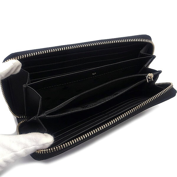 ケイトスペード 財布 kate spade アウトレット 長財布 K9347 001 サフィアーノ PVC...