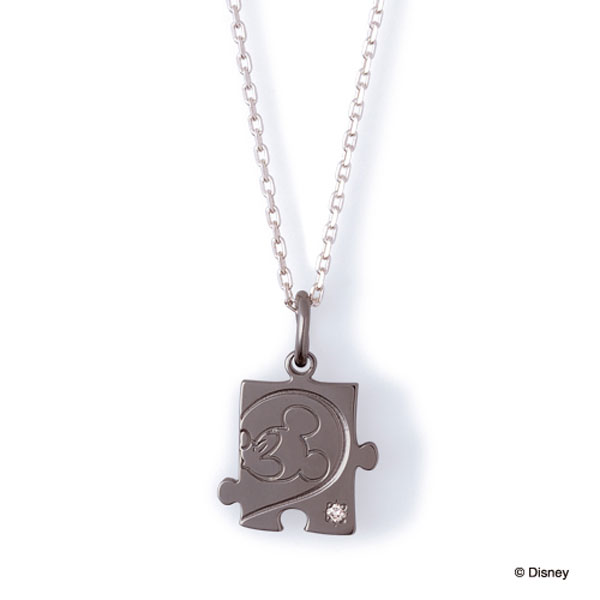 ザ キッス THE KISS ディズニーコレクション ミッキー ダイヤモンド Duet メンズネックレス DI-SN1804DM 50cm エクセルワールド ク...