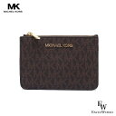 マイケルコース コインケース アウトレット 小銭入れ 35H9GTVP1B BROWN キーホルダー付き MICHAEL KORS ブラウン エクセルワールド ...