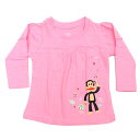 SMALL PAUL スモールポール アパレル KIDS 長袖Tシャツ ピンク系 メール便対応商品 エクセルワールド ギフト プレゼントにも zq