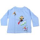 SMALL PAUL スモールポール アパレル キッズ 長袖Tシャツ ソフトブルー 12M エクセルワールド ギフト プレゼントにも