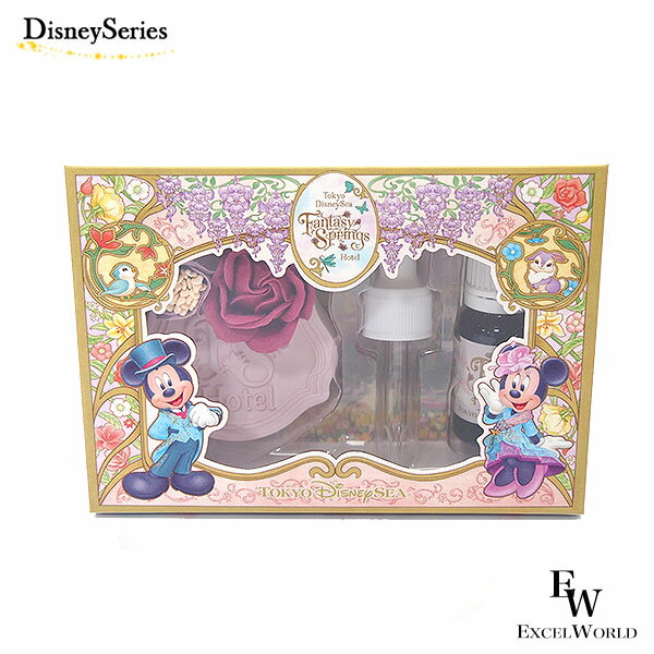 ルームフレグランス ウィステリア&ローズの香り 東京ディズニーシー・ ファンタジースプリングスホテルをテーマにしたグッズ ディズニーシー限定グッズ 誕生日 ギフト プレゼントにものサムネイル