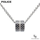 ポリス POLICE ネックレス SOLIN ステンレス ペンダント 26395PSS01 エクセルワールド クリスマス ギフト プレゼントにも おしゃれ アク...