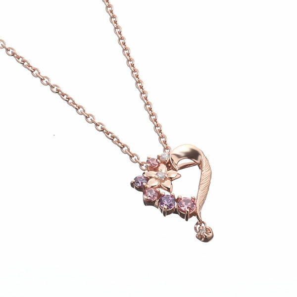 ラプンツェル ネックレス シルバー 925 公式 ディズニー グッズ ダイヤモンド VPCDS20199 エクセルワールド プレゼントにも おしゃれ アクセサリー ディズニーグッズ TP1