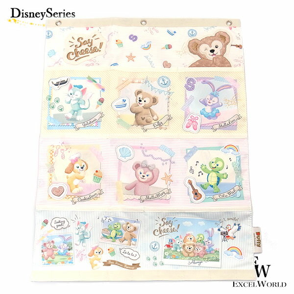 ダッフィー ウォールポケット ダッフィー ＆フレンズのSay Cheese はい、チーズ ダッフィーのお友達 ダッフィーグッズ 東京ディズニーシー限定 エクセルワールド クリスマス バレンタイン ホワイトデー お返し 誕生日 ギフト プレゼントにも ダッフィー グッズ