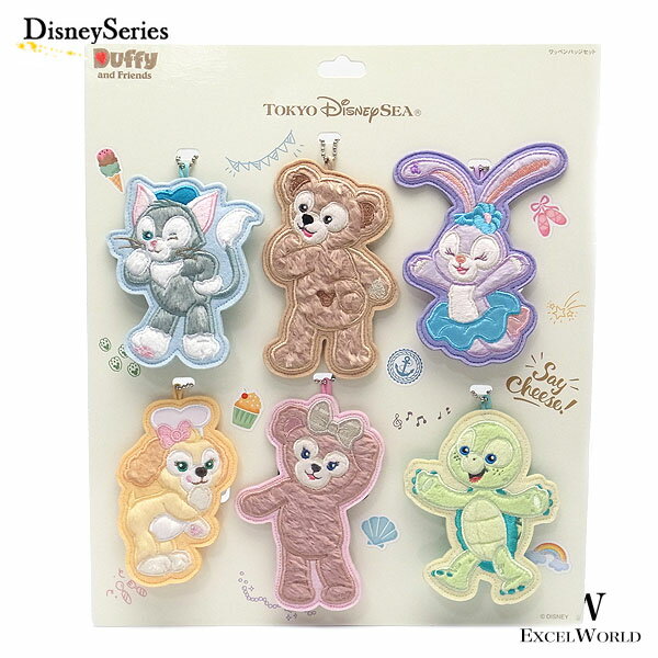 さあ運試し 最大100%還元 11/30まで ダッフィー ワッペンバッジセット6個 ダッフィー &フレンズのSay Cheese ダッフィーのお友達 オル・メル...