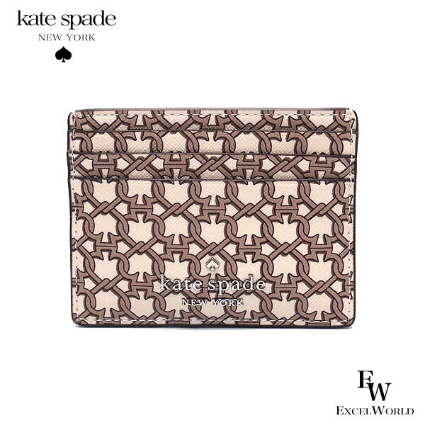 ケイト・スペード ニューヨーク ケイトスペード カードケース アウトレット WLR00269 194 kate spade スペード柄 ホワイトマルチ あす楽 エクセルワールド ギフト プレゼントにも ブランド